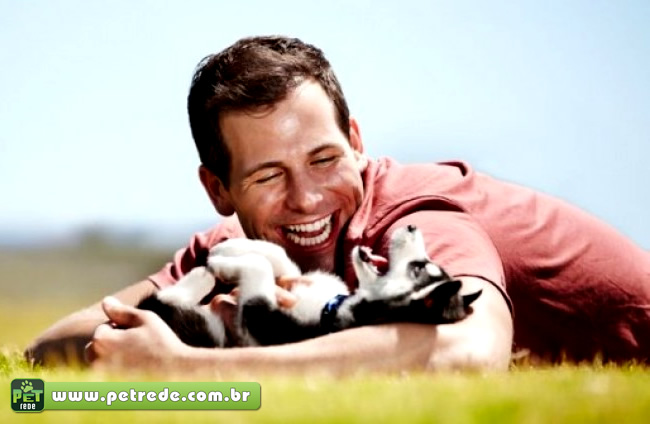 cachorro-husky-com-homem-brincando-petrede